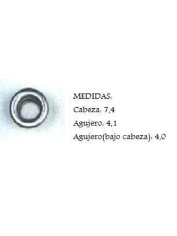 IRON EYELET 30 R NICKEL 001