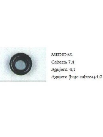 IRON EYELET 30 R BLACK 047