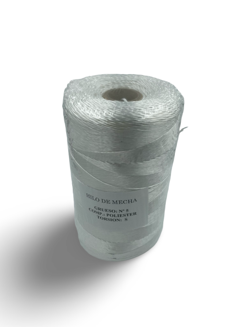 HILO MECHA POLIESTER BLANCO